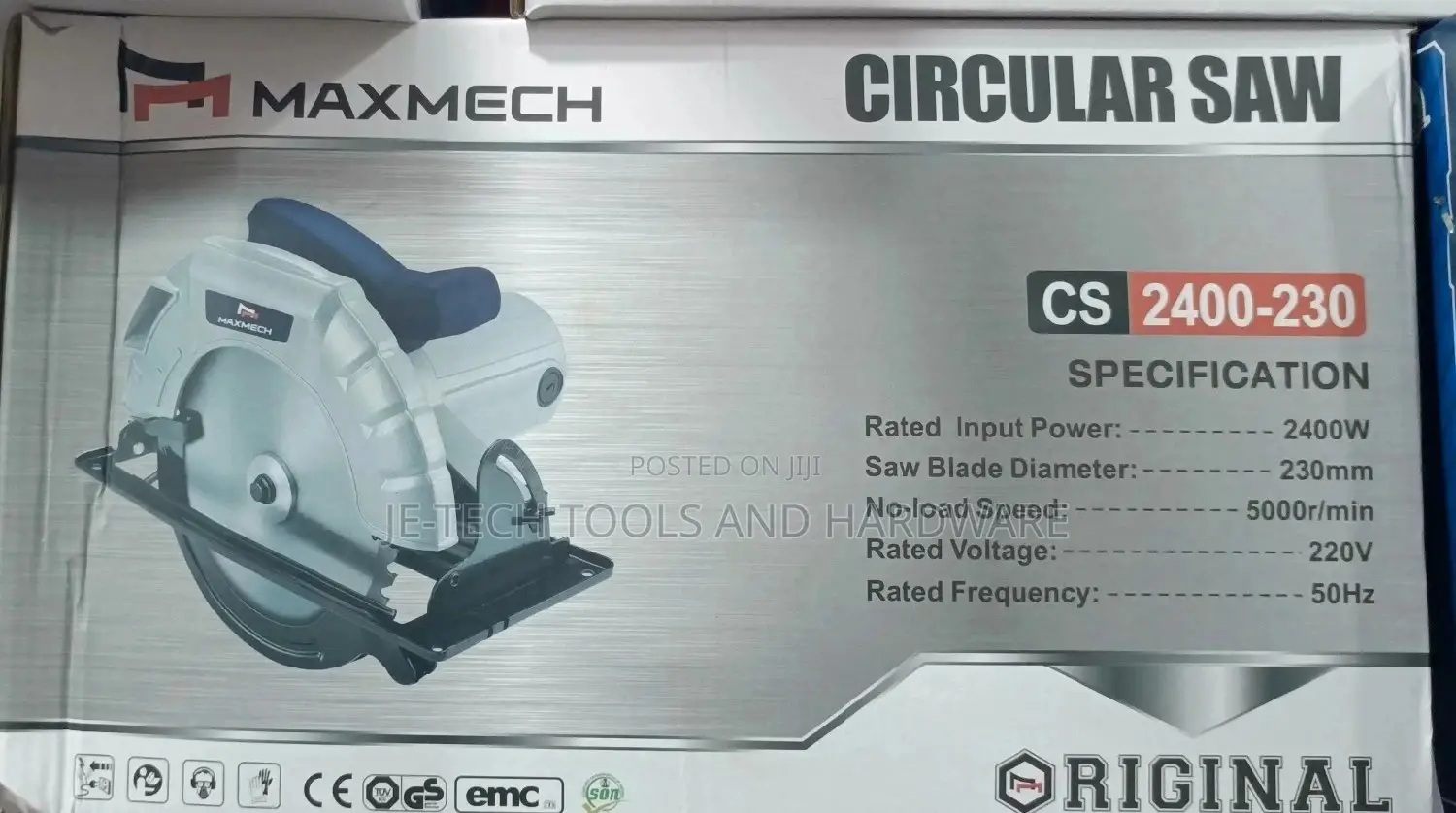 Maxmech Industrial Circular Saw 2400w 9 Inches