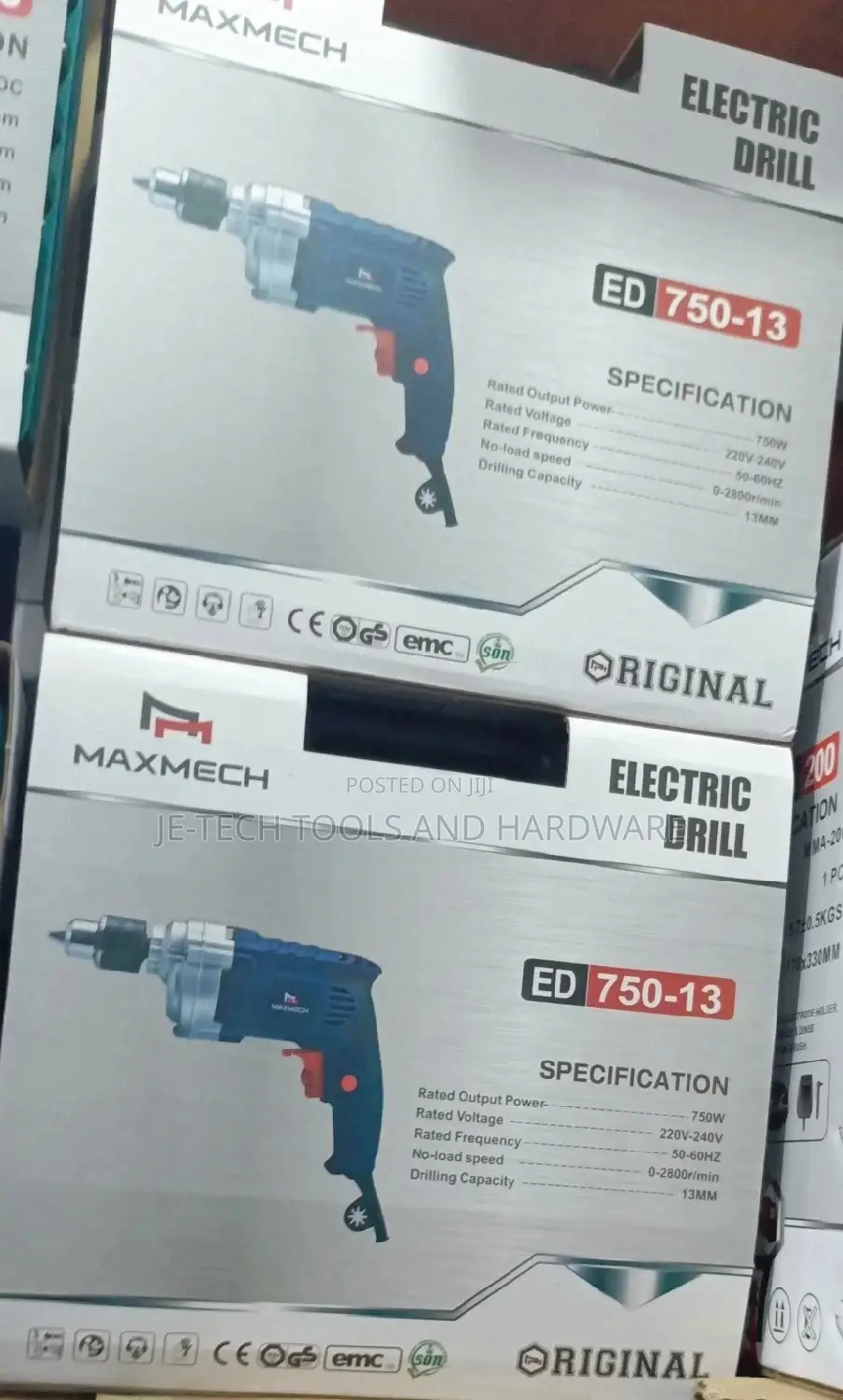 Maxmech Electric Drill 750-13mm -