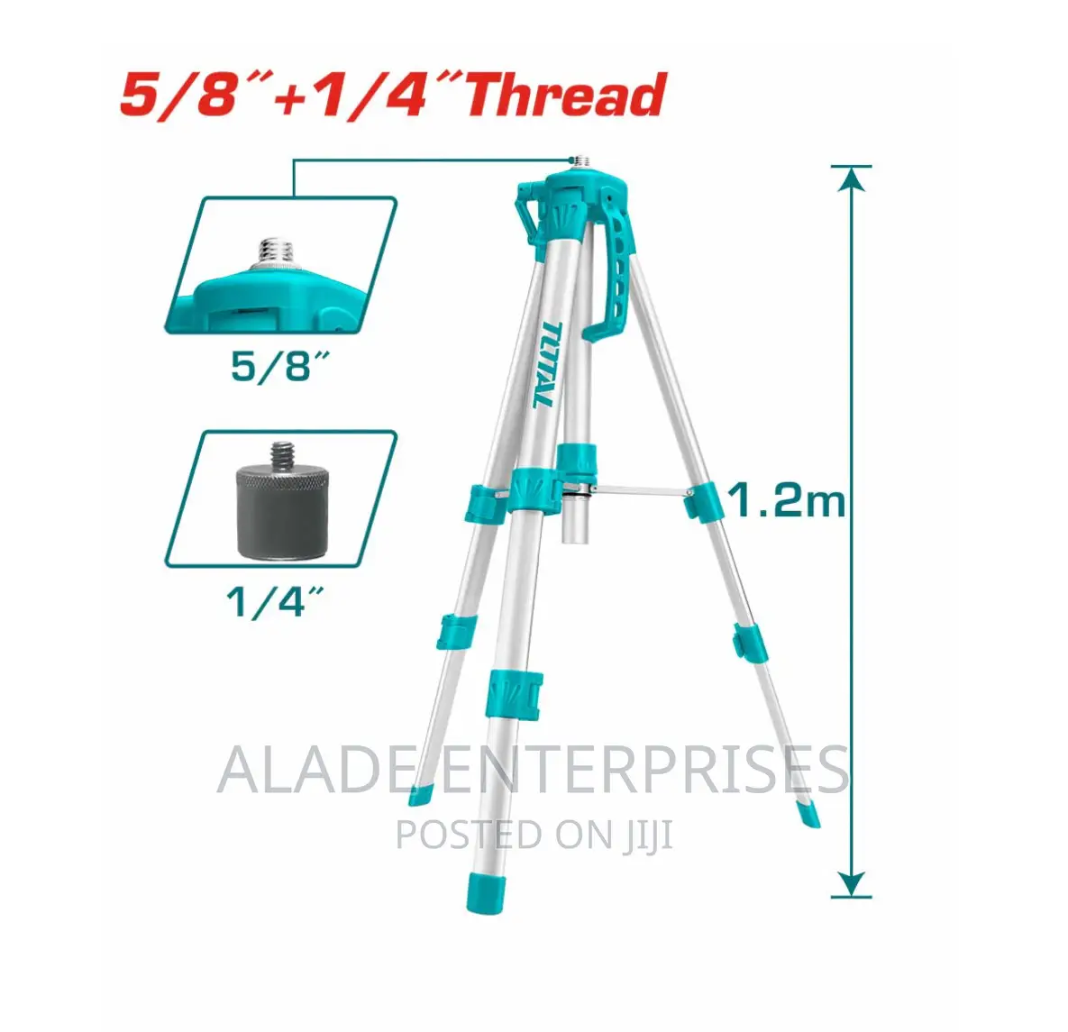 TOTAL TLLT01152 Tripod For Laser Levels