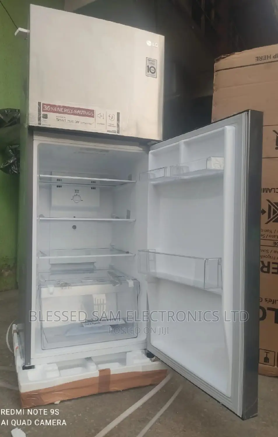 2024>LG Inverter Fridge 260L Double Door ( 36% Energy Saving