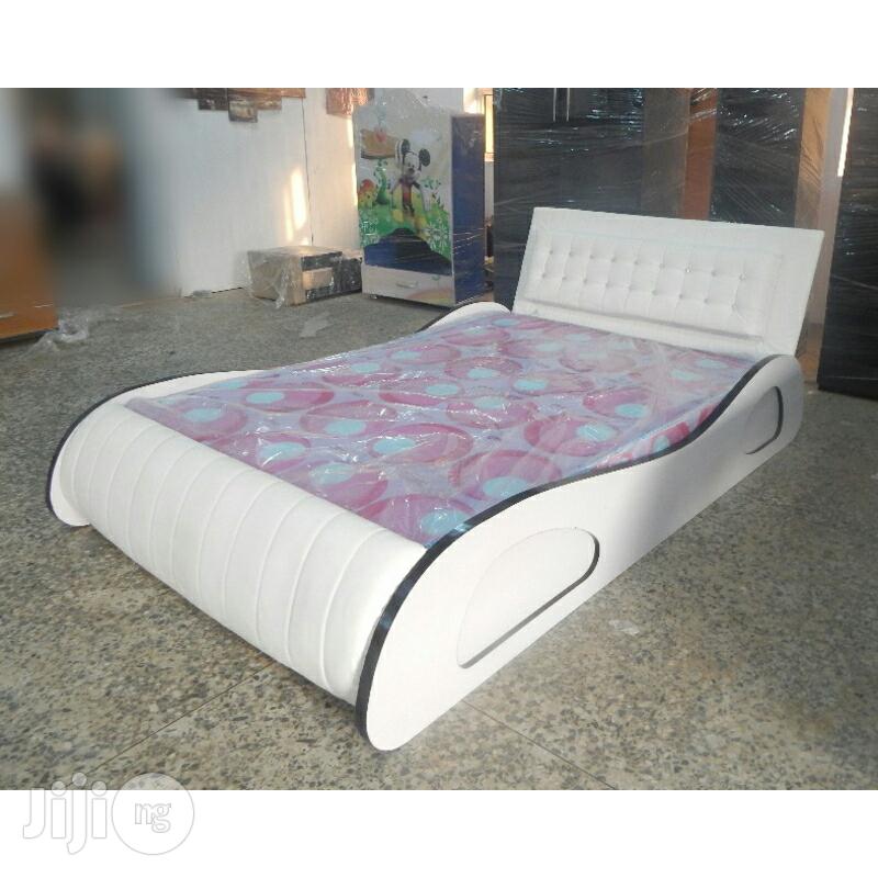 Ace Nigerian Design Leather Bed Frame 6x6ft )