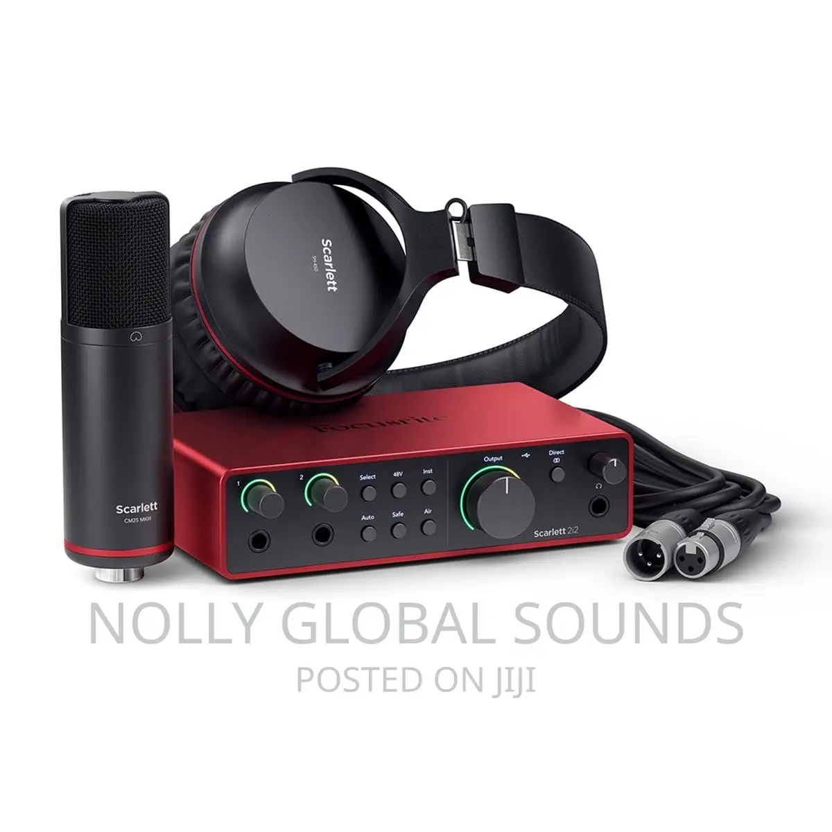 Focusrite Scarlett 2i2 Studio 4th Gen Usb Soundcard With Mic