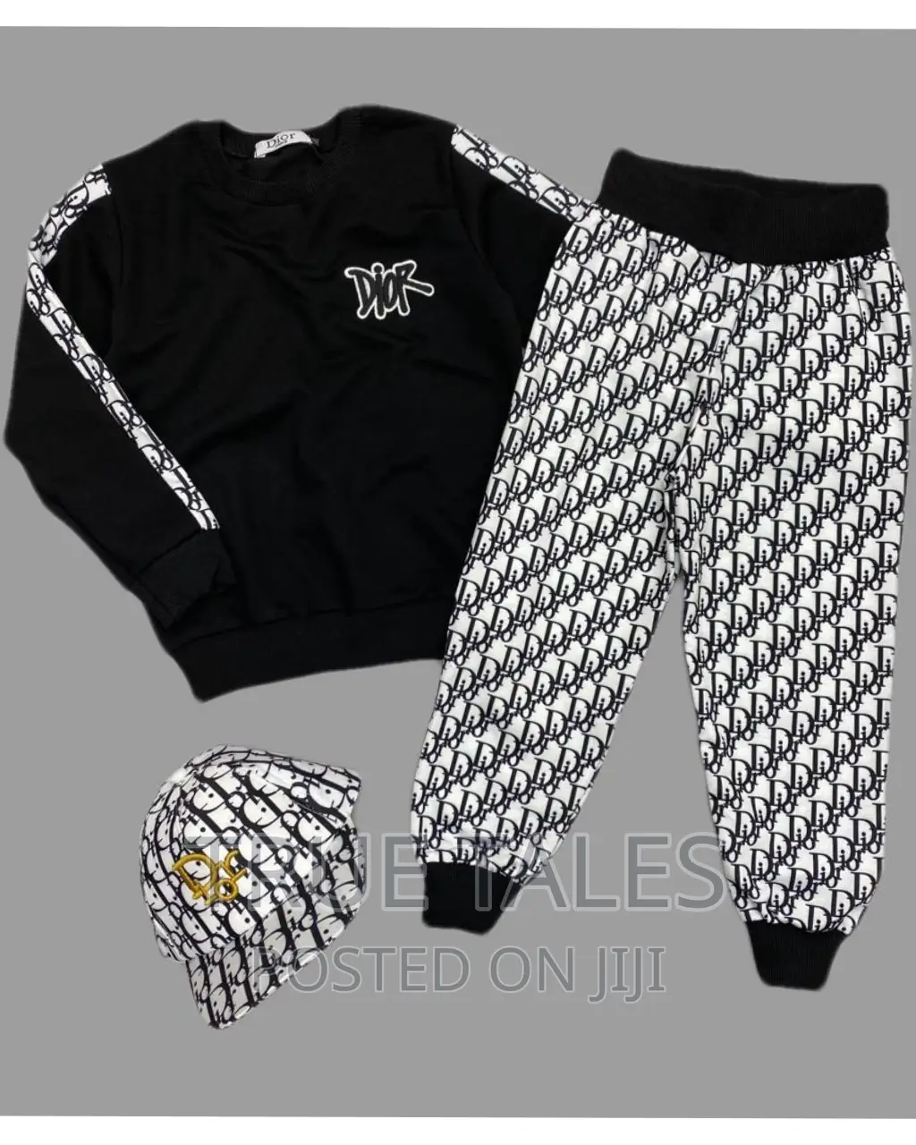 Unisex 3in1 Turkey Dior Joggers Set With Cap