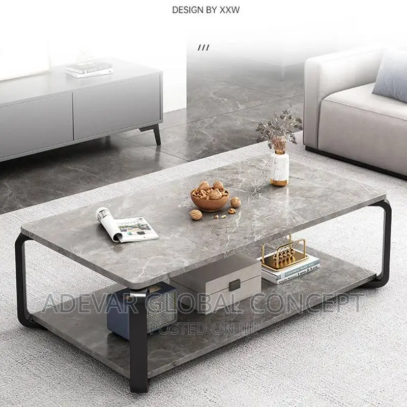Luxury Nordic Style Faux Marble Design Center Table 100cm