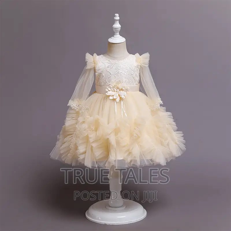 Girls Frilly Ballgown Dress