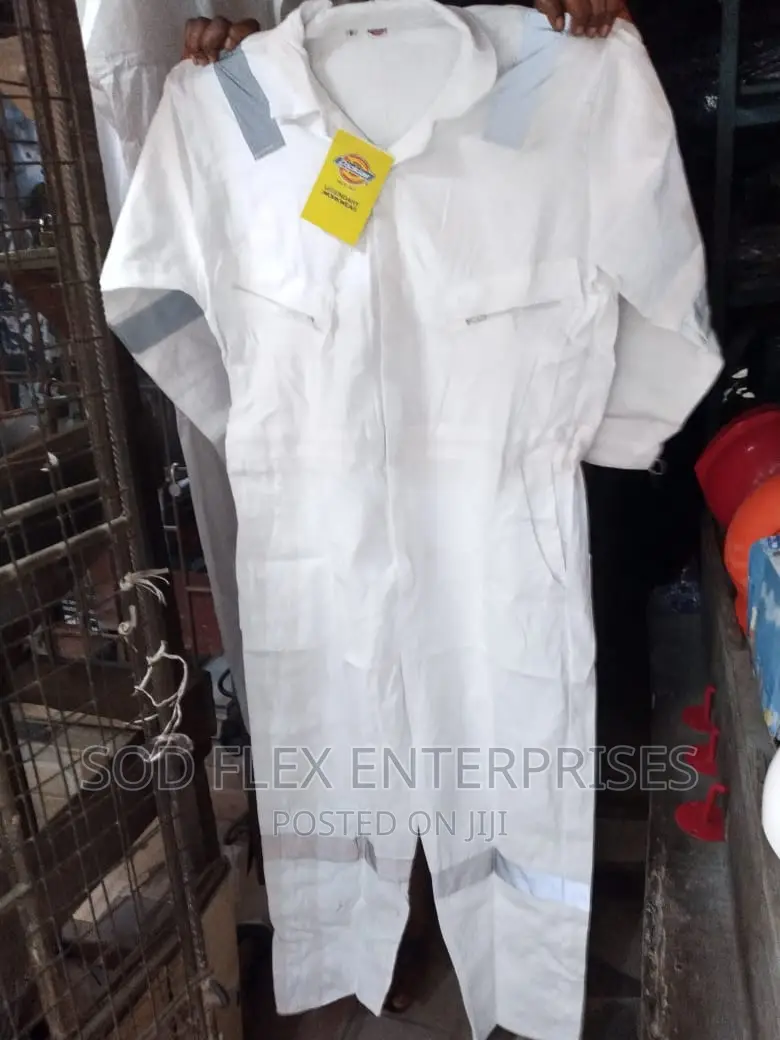 Pure White Safety Gown Coveralls How