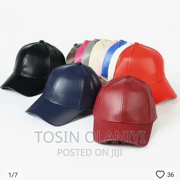 Leather Face Cap
