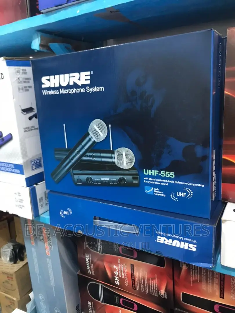 UHF 555 Shure Wireless Microphone