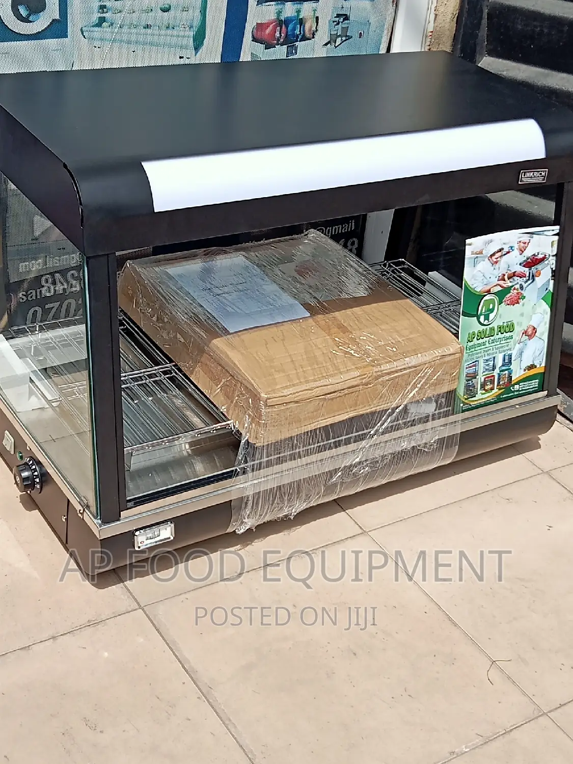 3ft Black Snacks Display Warmer Linkrich