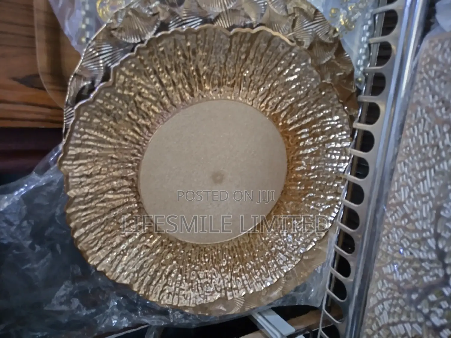 Big Gold Charger Plate