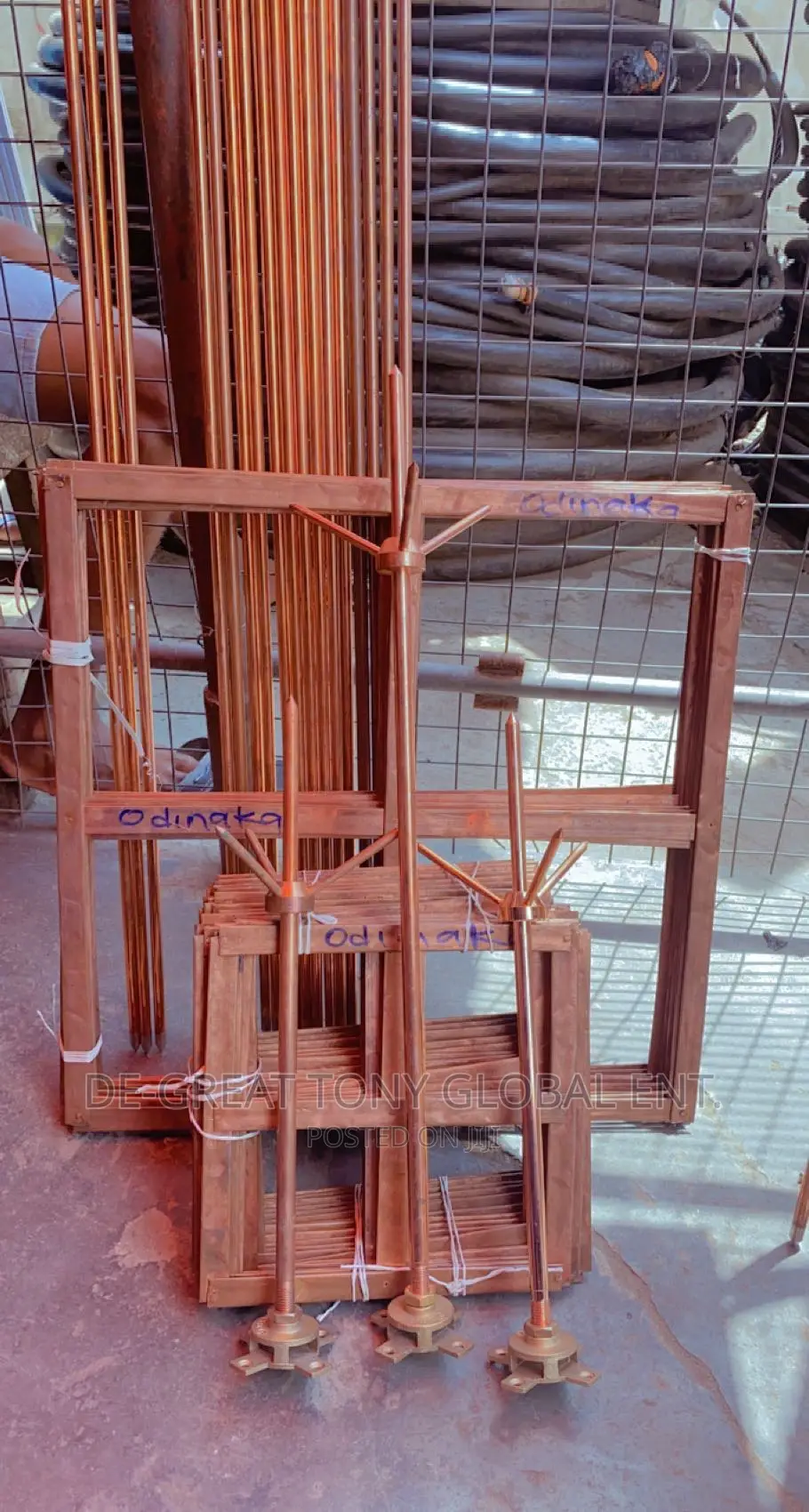 Copper Arrestor and Earth Mat