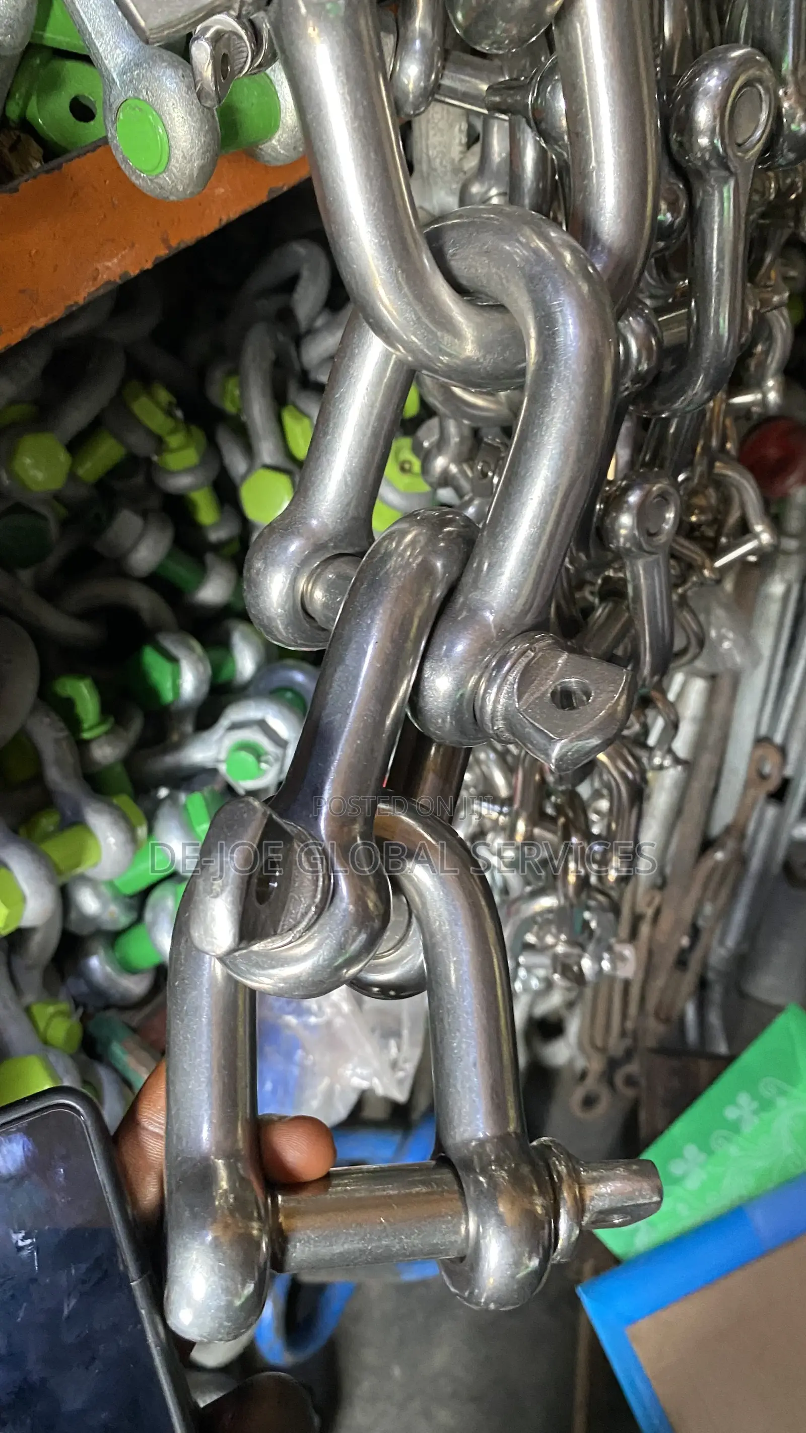 16mm 5/8 Stainless Shackles