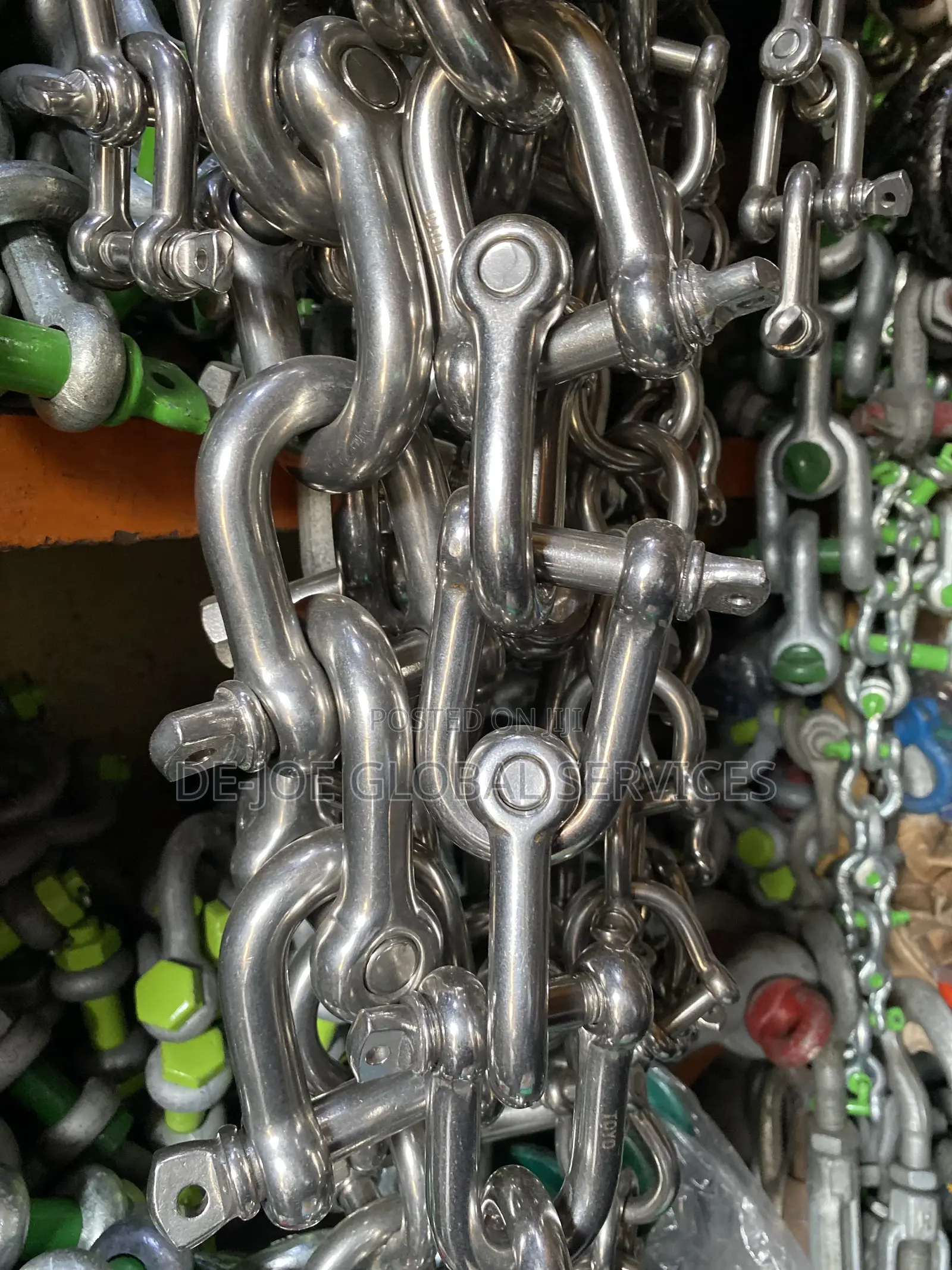 16mm 5/8 Stainless Shackles