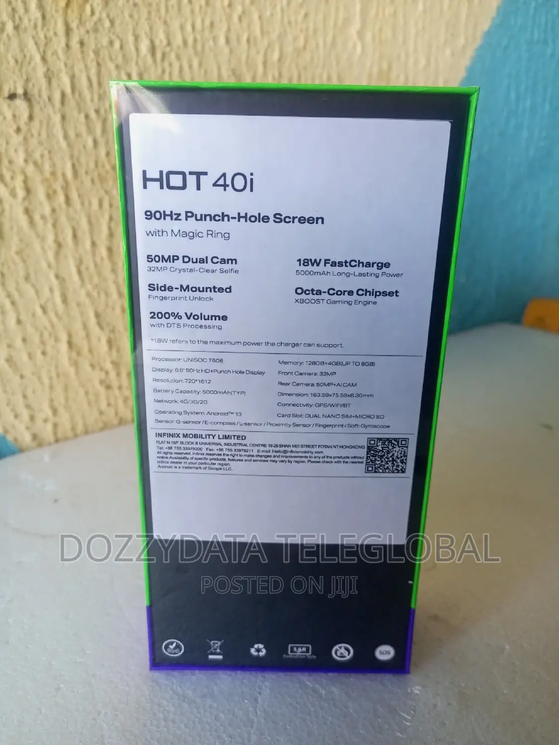 New Infinix Hot 40i 256 GB