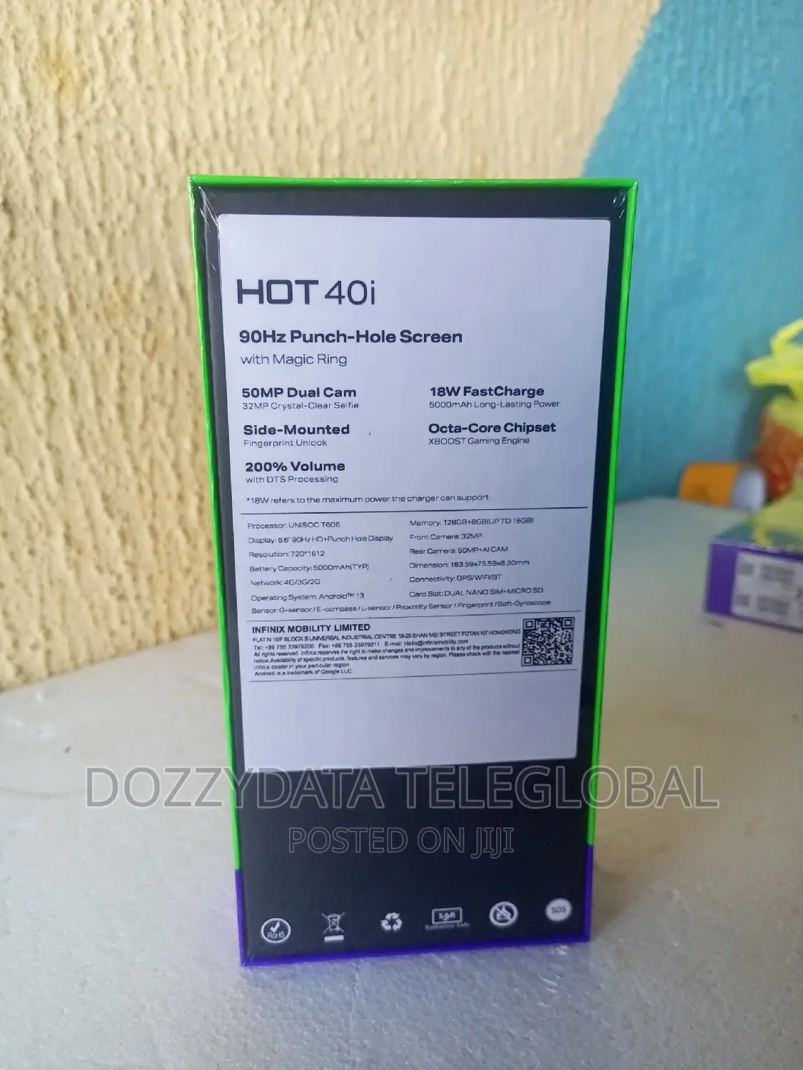 New Infinix Hot 40i 256 GB