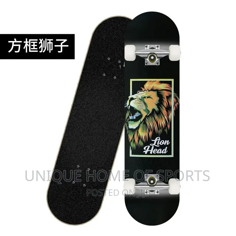 Lion Head Four-wheel Double Snubby Maple Skateboard