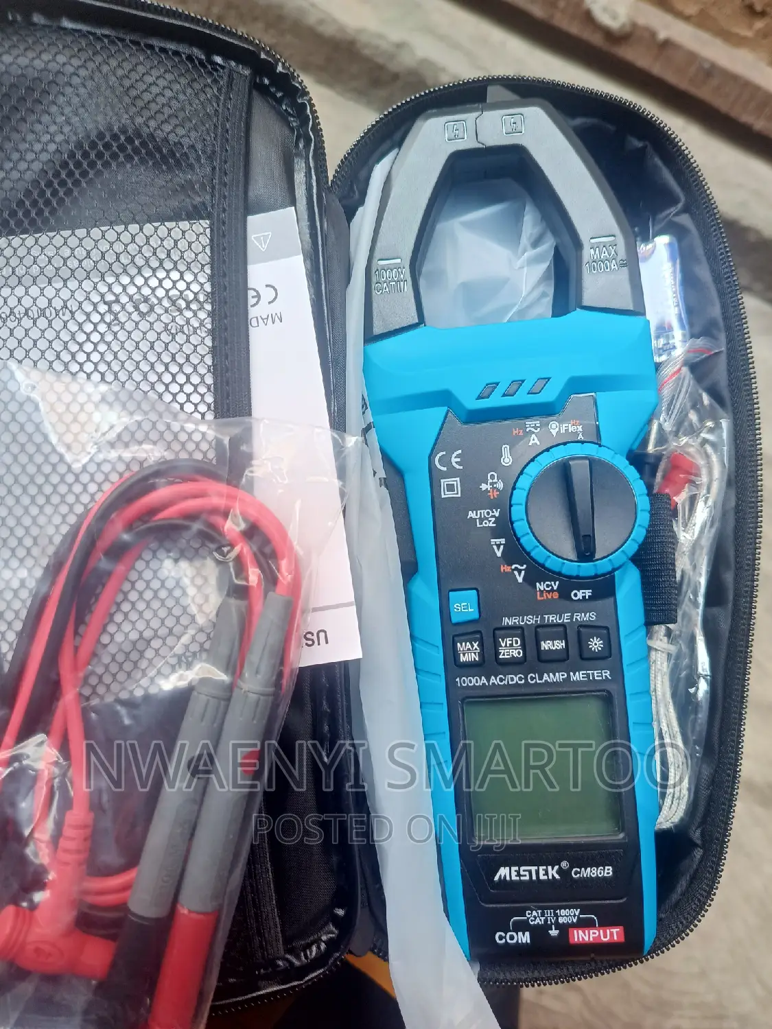 1000amps DC and AC Clamp Meter With Iflex