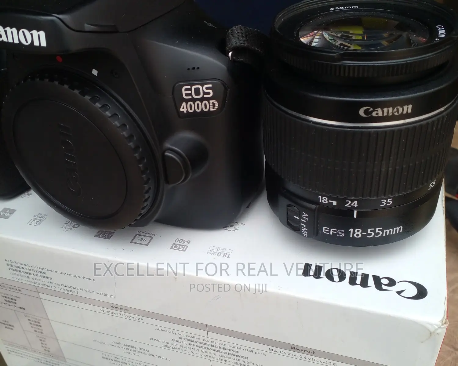 Canon EOS 4000D With 18-55mm