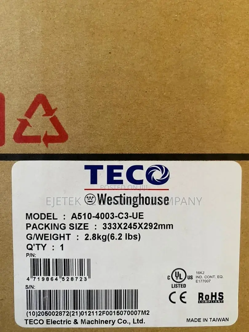 TECO 2.2kw/3hp Speed Drive VFD