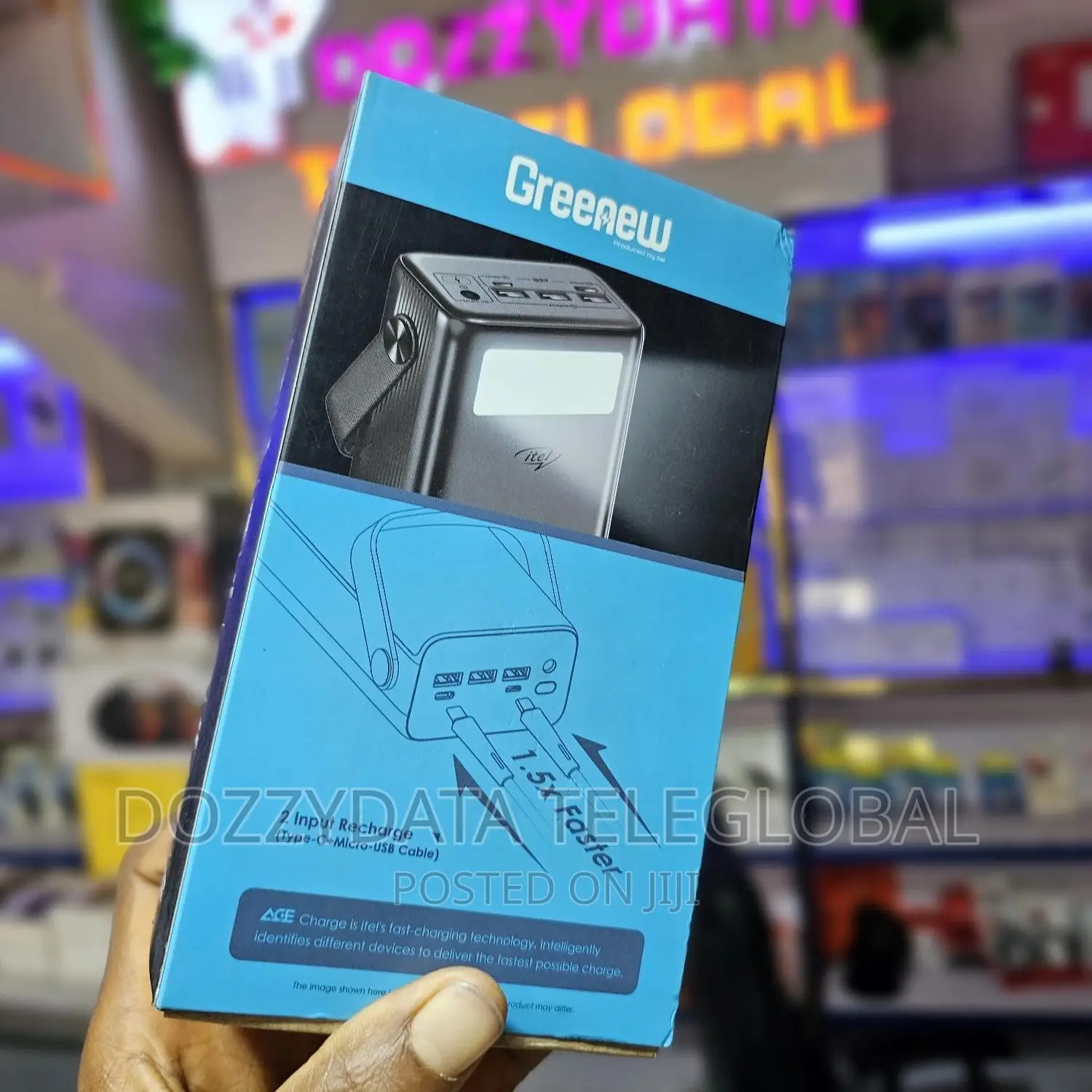 Itel 45,000mah Max Power 450PF 15W Fast Charge Power Bank