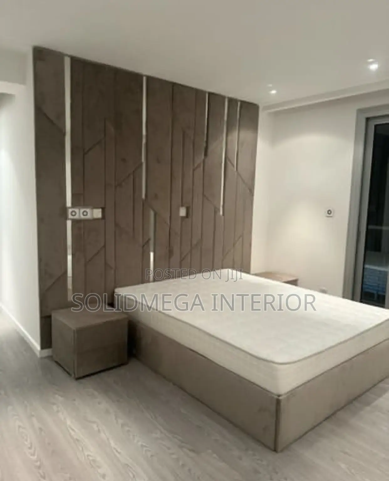Solid Interior Full Wall Bedframe