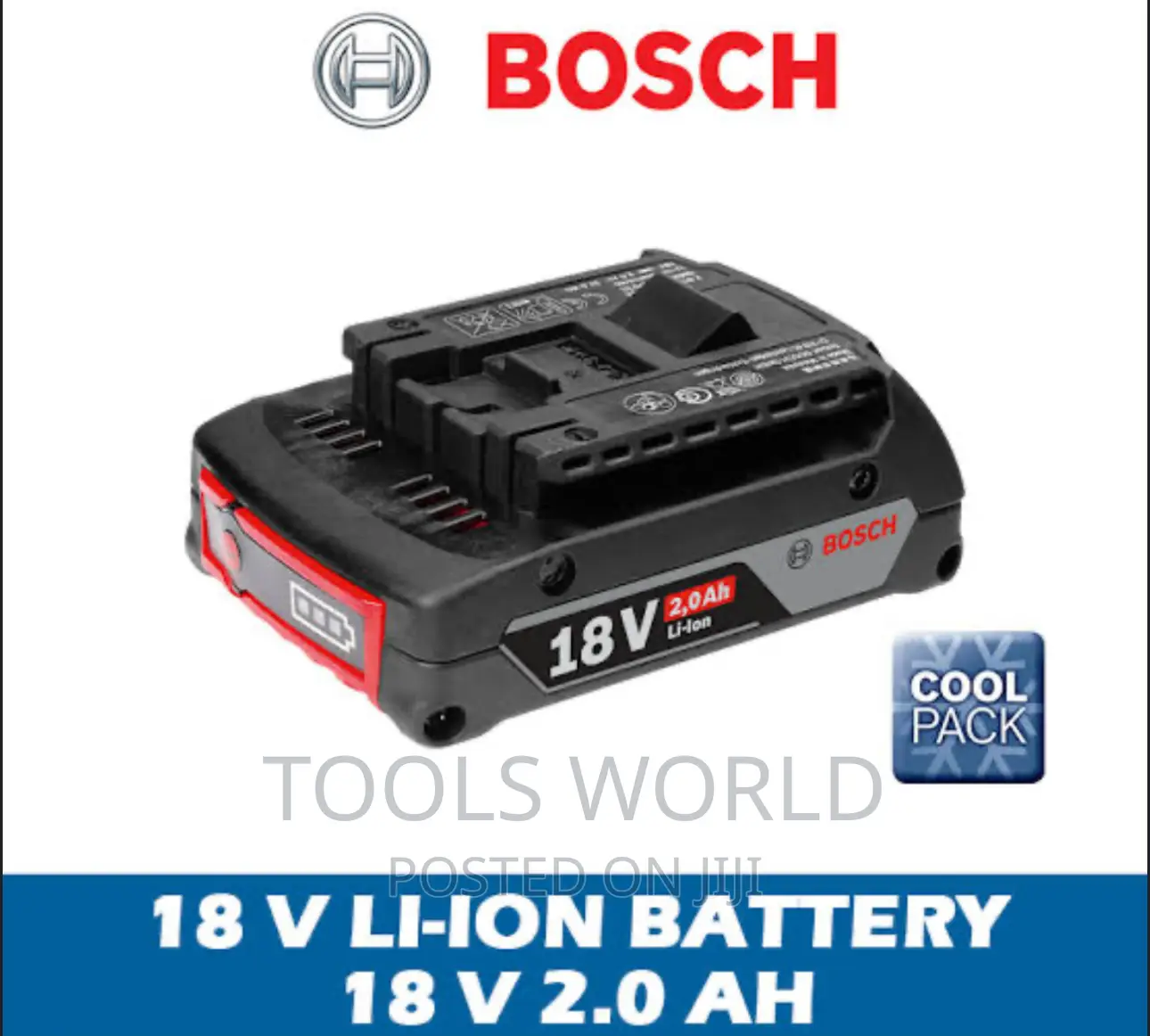 Bosch Li-Ion Battery 18V 2.0ah