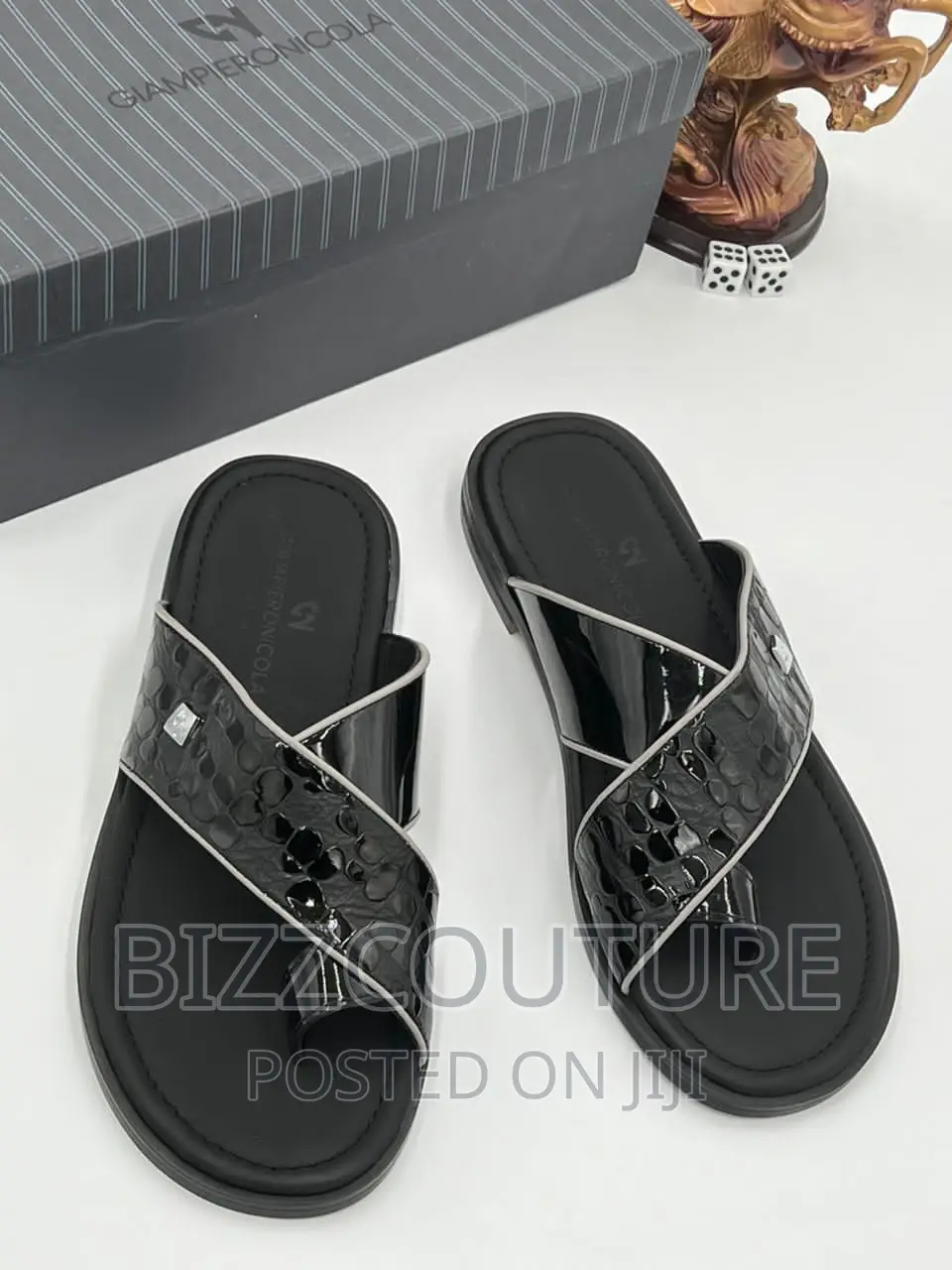 Original Italian GIANPIERONICOLA Slippers Available in Store