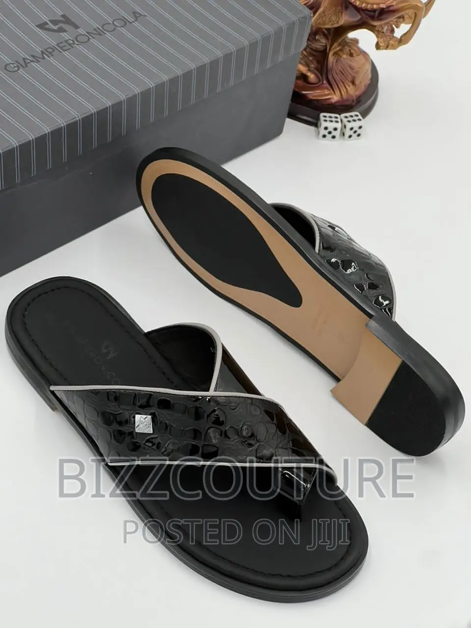 Original Italian GIANPIERONICOLA Slippers Available in Store