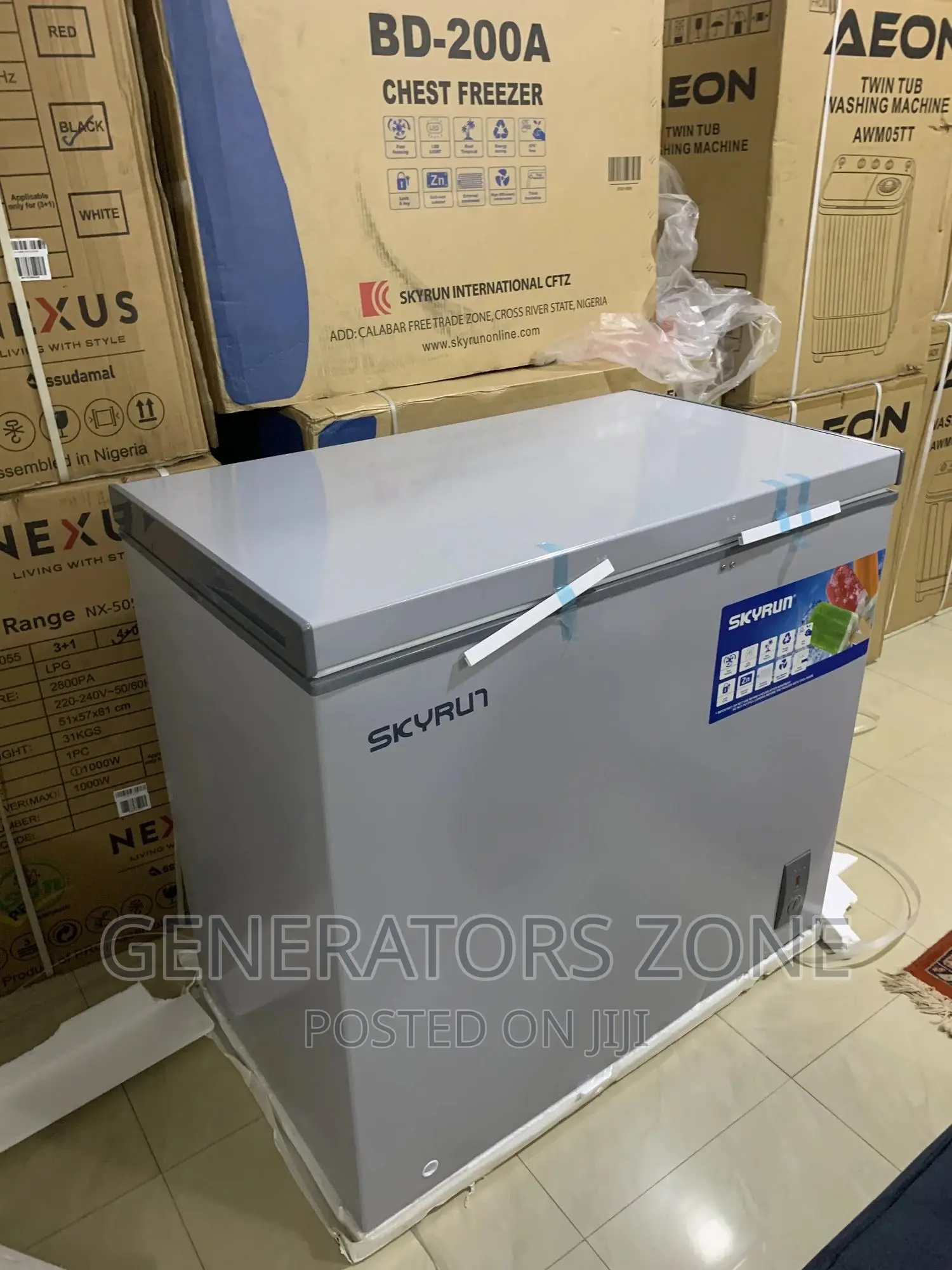 Brand New Skyrun Bd-200a Chest Freezer