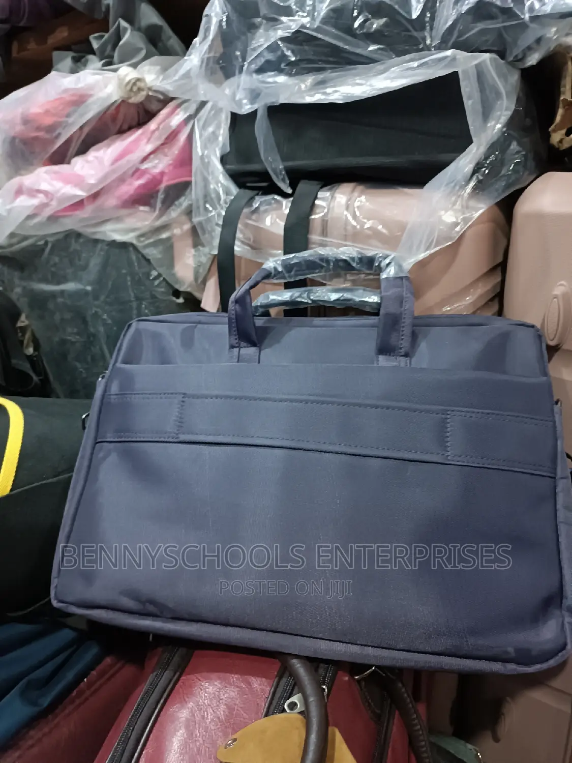 Purple Office, Laptop And Conference Bag