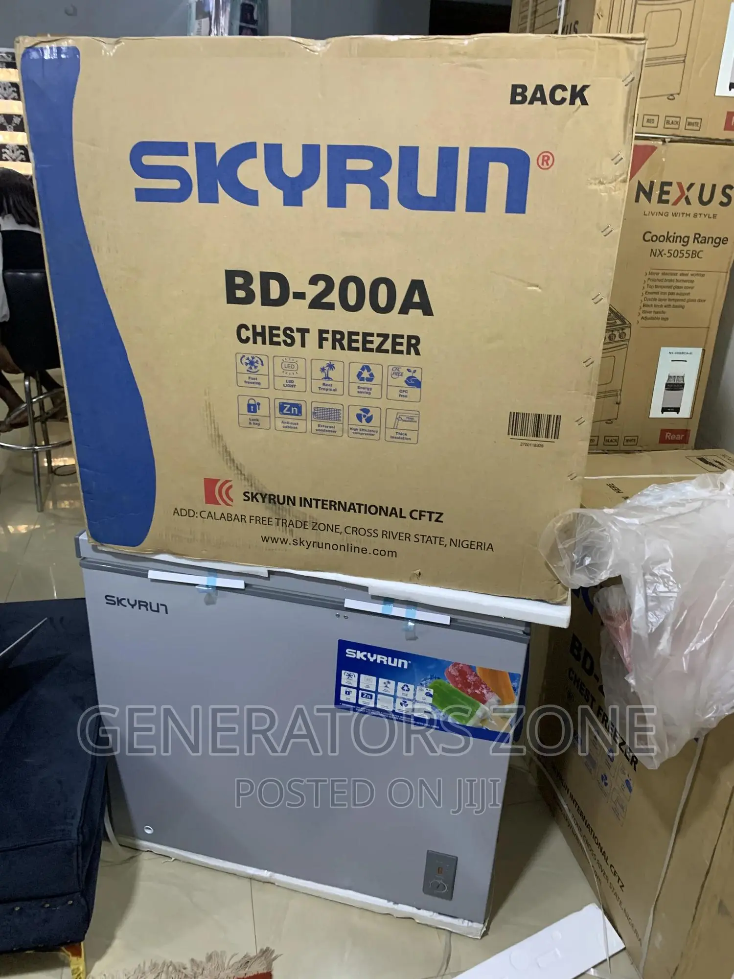 Skyrun Anti-Rust 200l Bd-200a Single Door Freezer