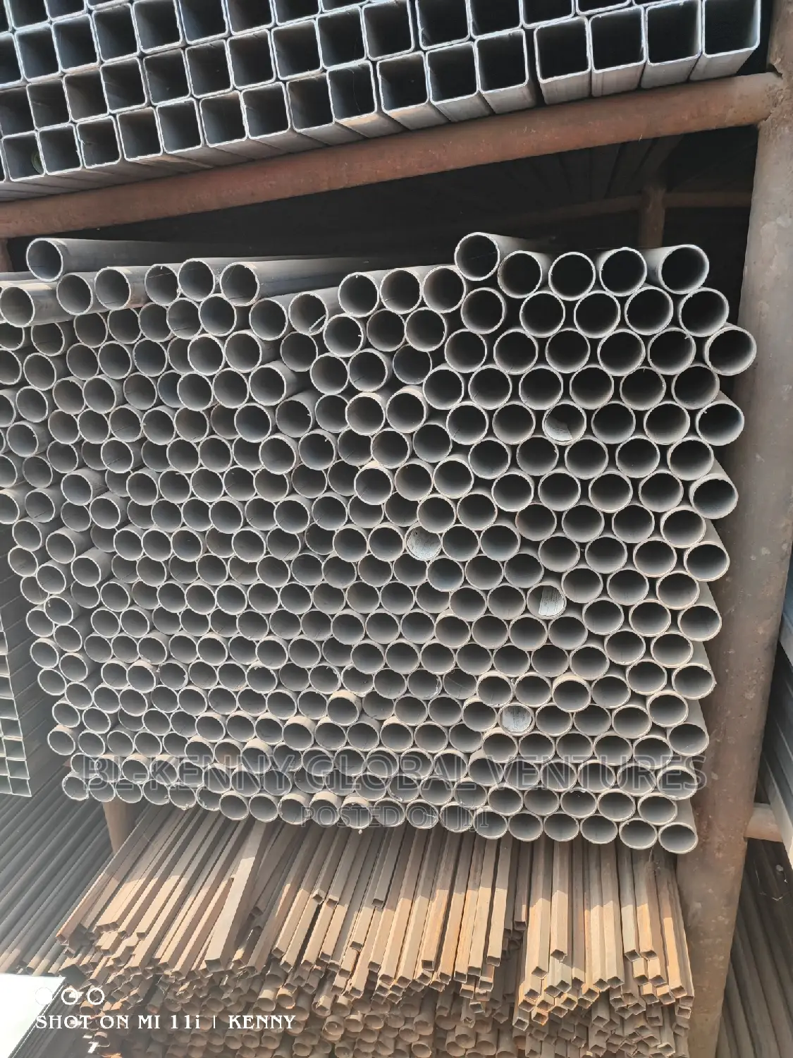 40mm by 2mm Mile Steel Black Pipe