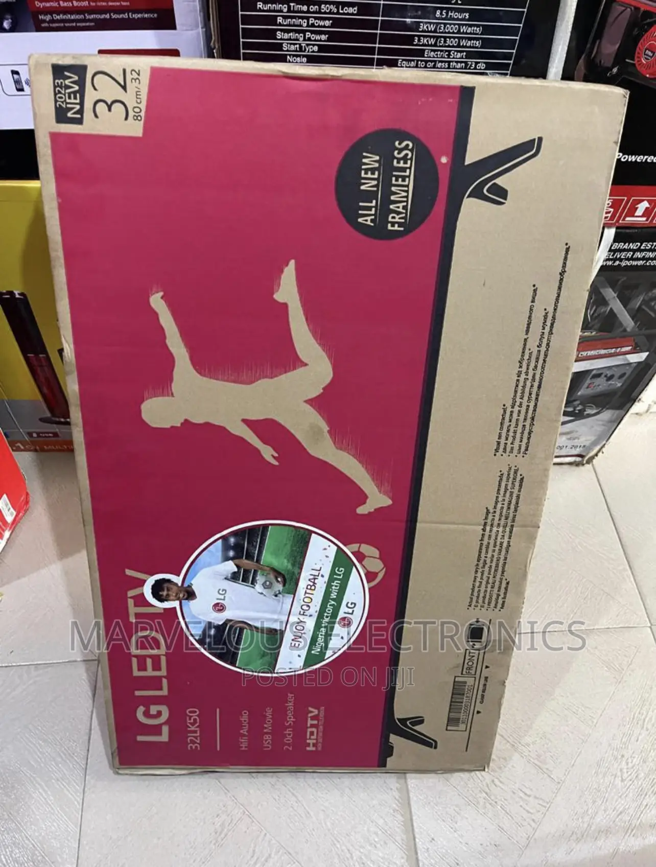Brand New 32inch Lg Frameless 12vt Dc Using Solar Full Hd Cenima