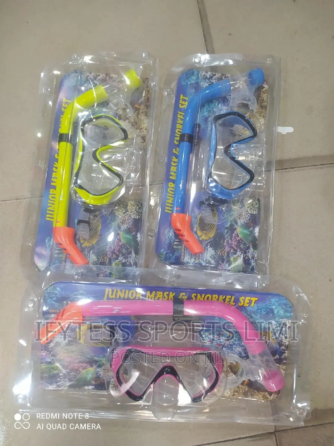 Swimming Snorkel Set