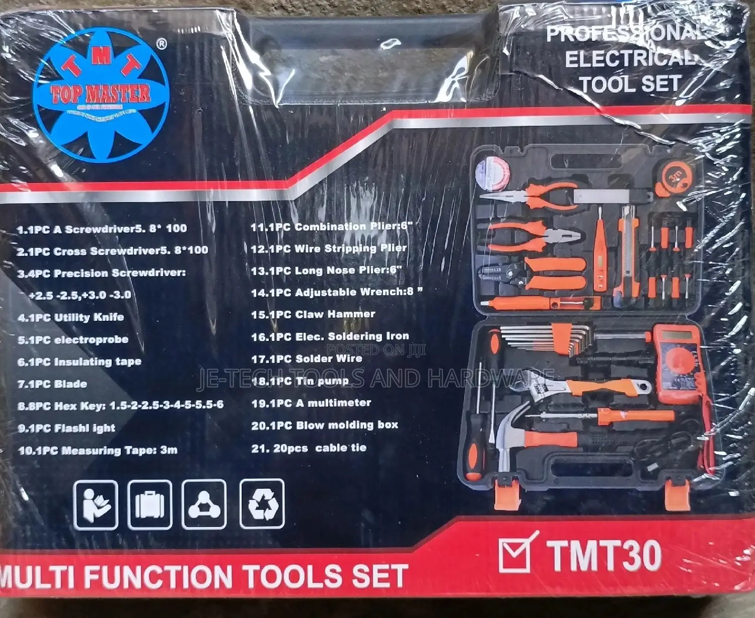 Domestic Portable Repairing Power Manual Tools Kit