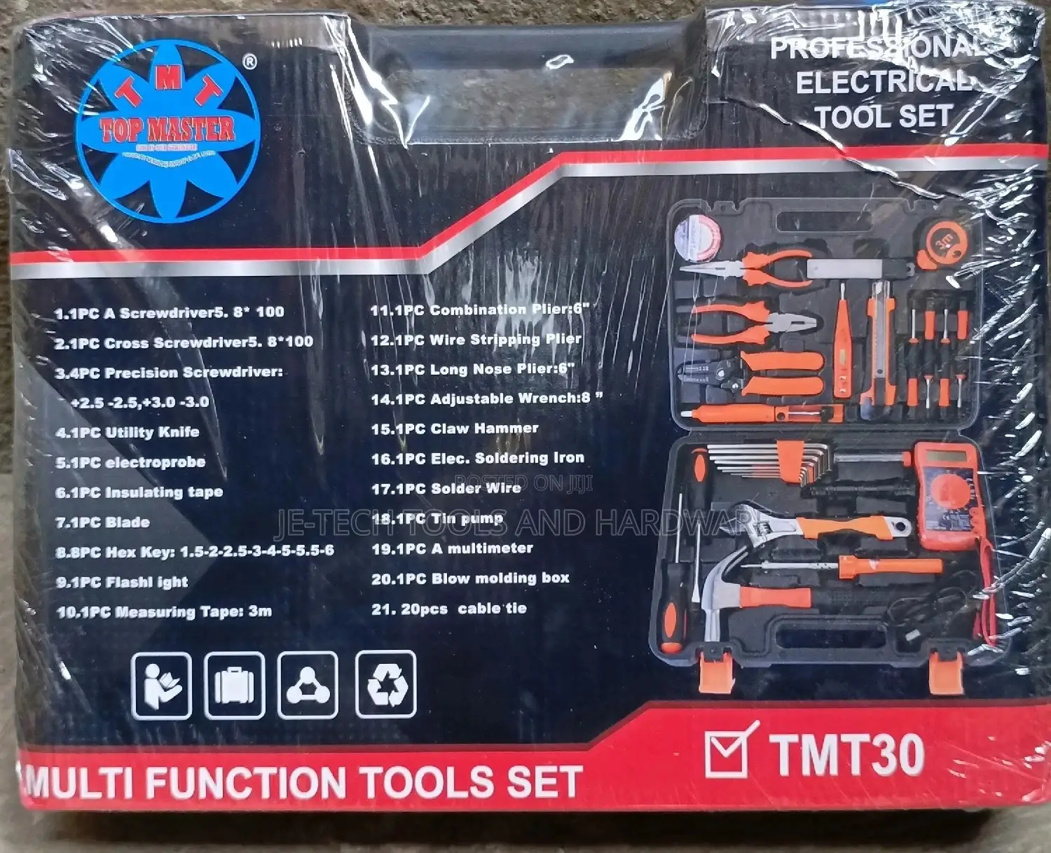 Domestic Portable Repairing Power Manual Tools Kit