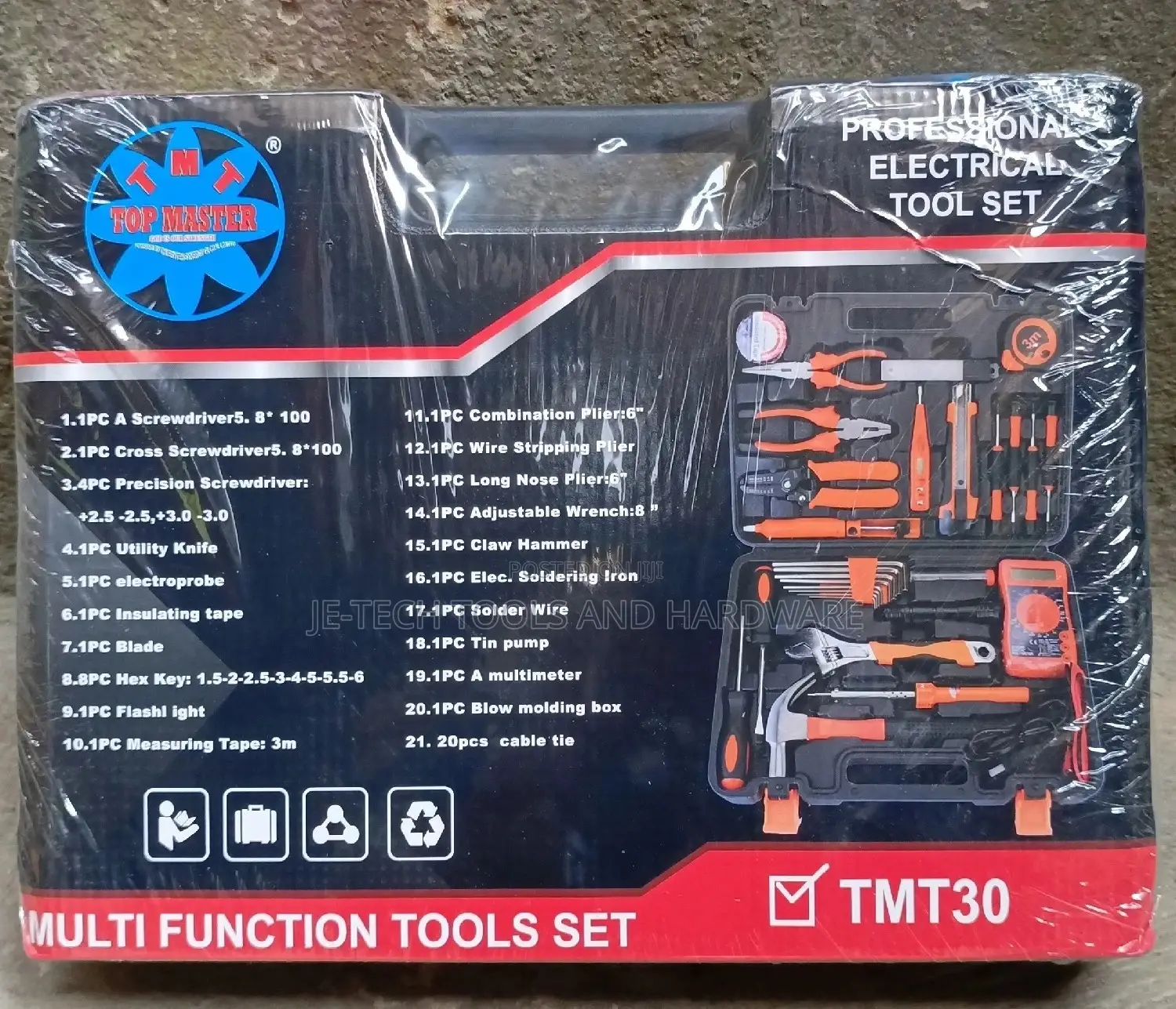 Domestic Portable Repairing Power Manual Tools Kit