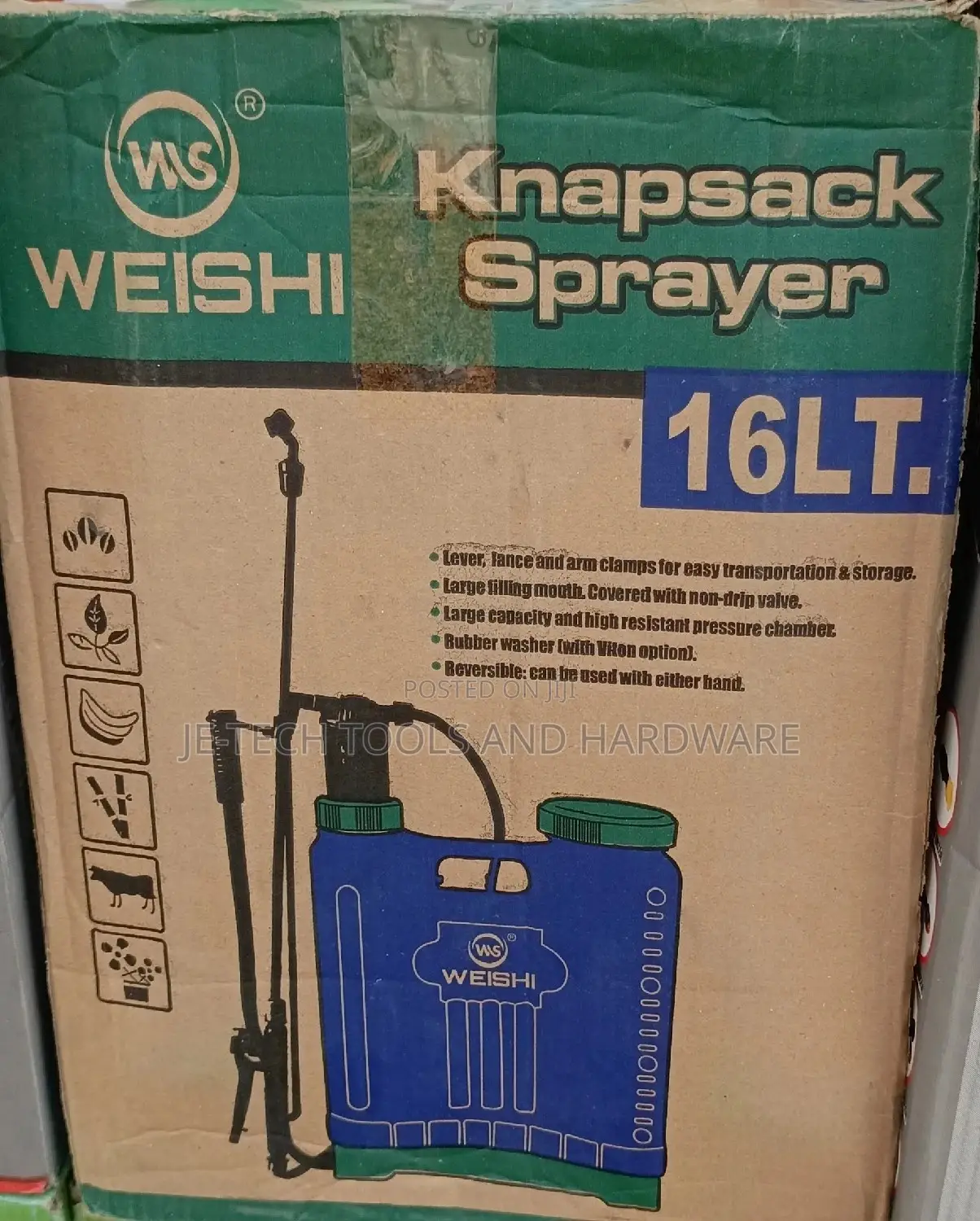 Weishi Agricultural Manual Knapsack Sprayer - 16lt