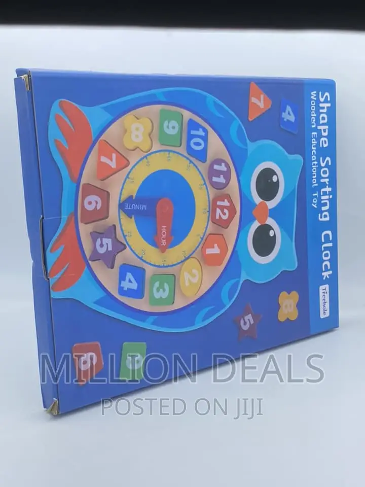 Kiddies Shape Sorting Clock