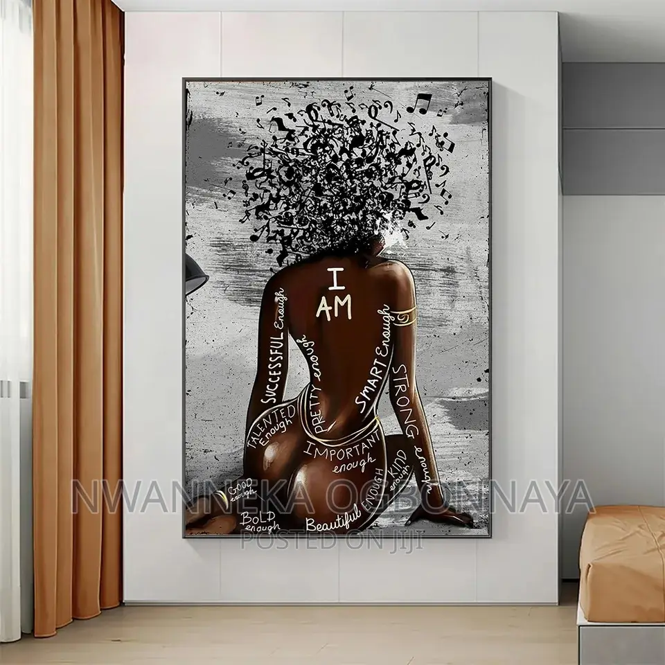 Abstract Sexy Lady Picture Black Woman