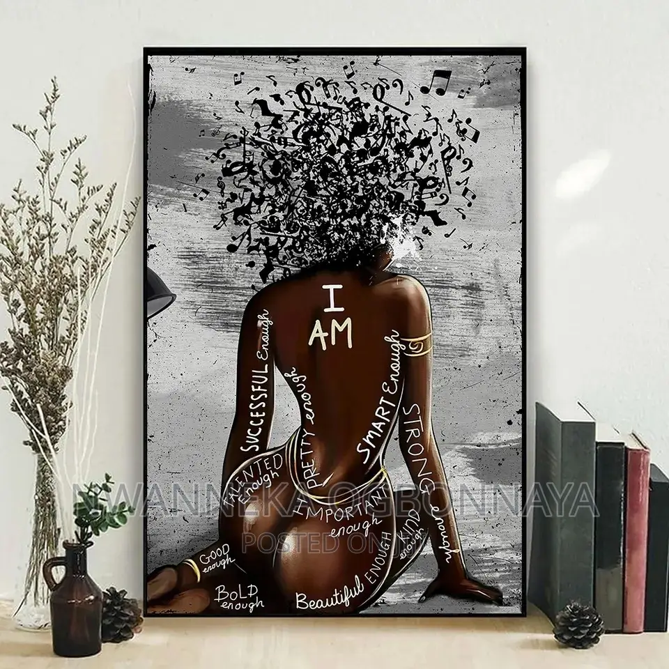 Abstract Sexy Lady Picture Black Woman