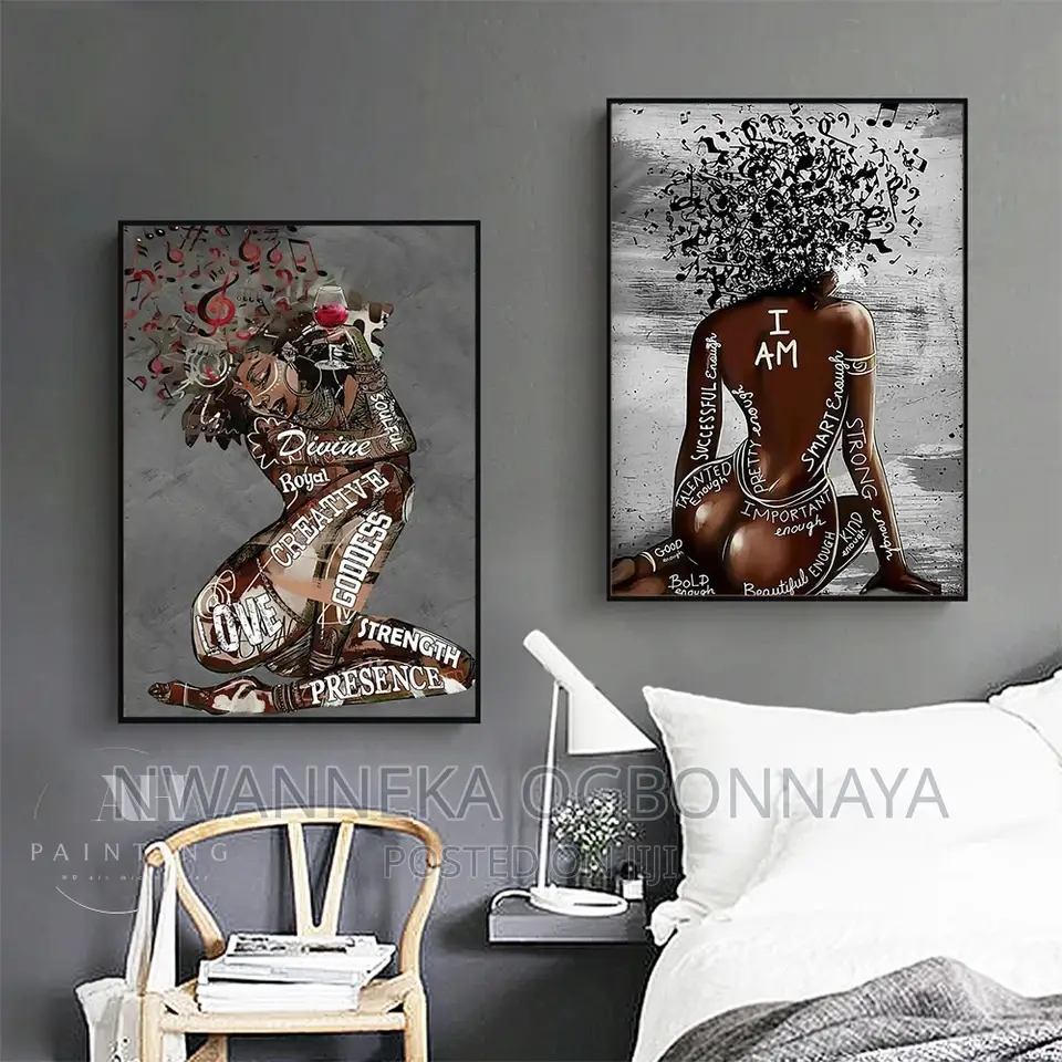 Abstract Sexy Lady Picture Black Woman