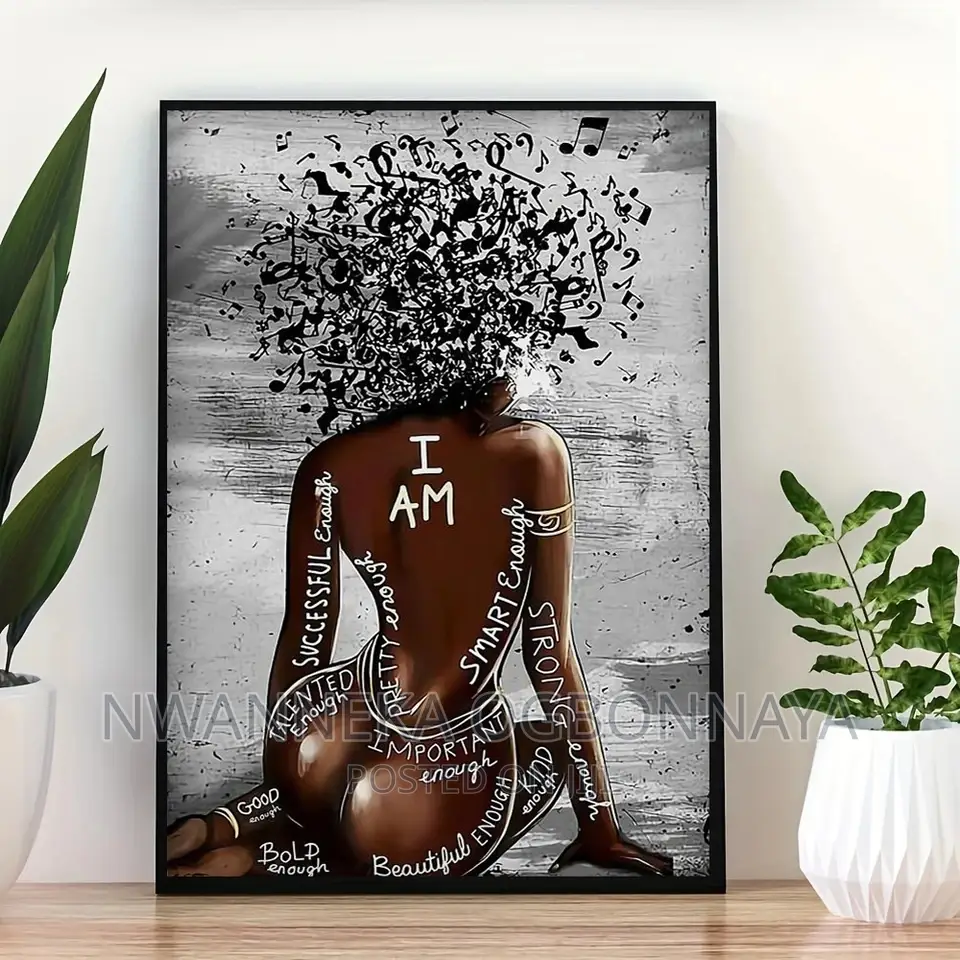 Abstract Sexy Lady Picture Black Woman