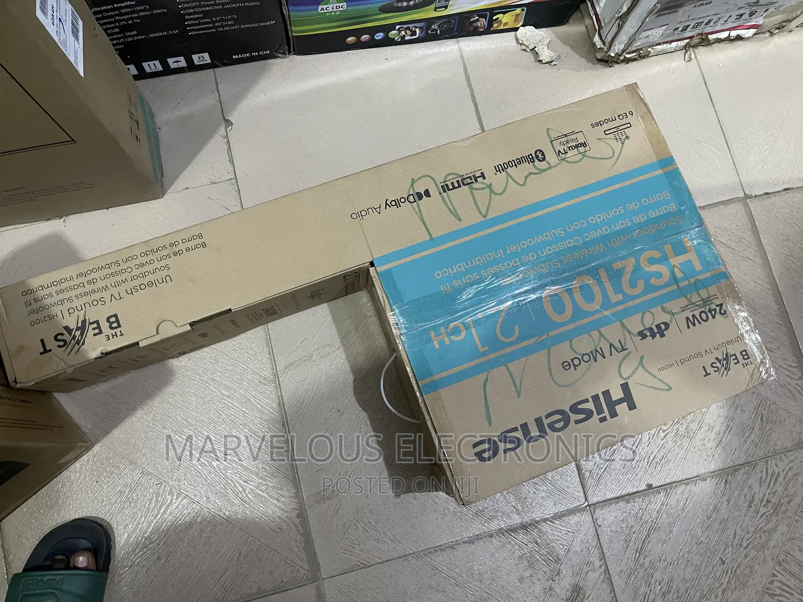 Brand New Hisense 240 Wat Sound Bar Sound System