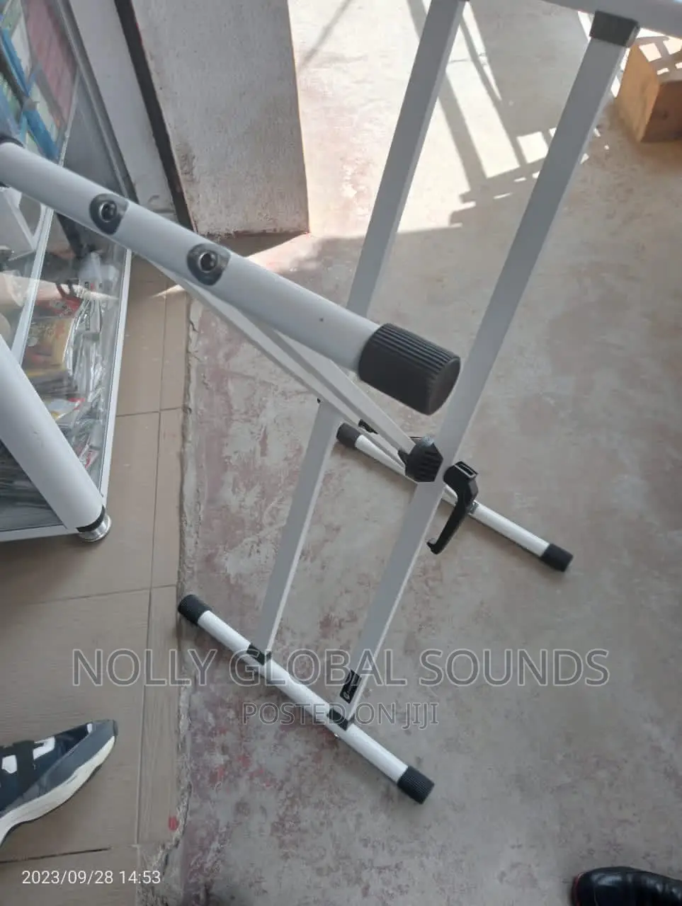 Professional White Keybord Stand (Very Strong Piano Stand)