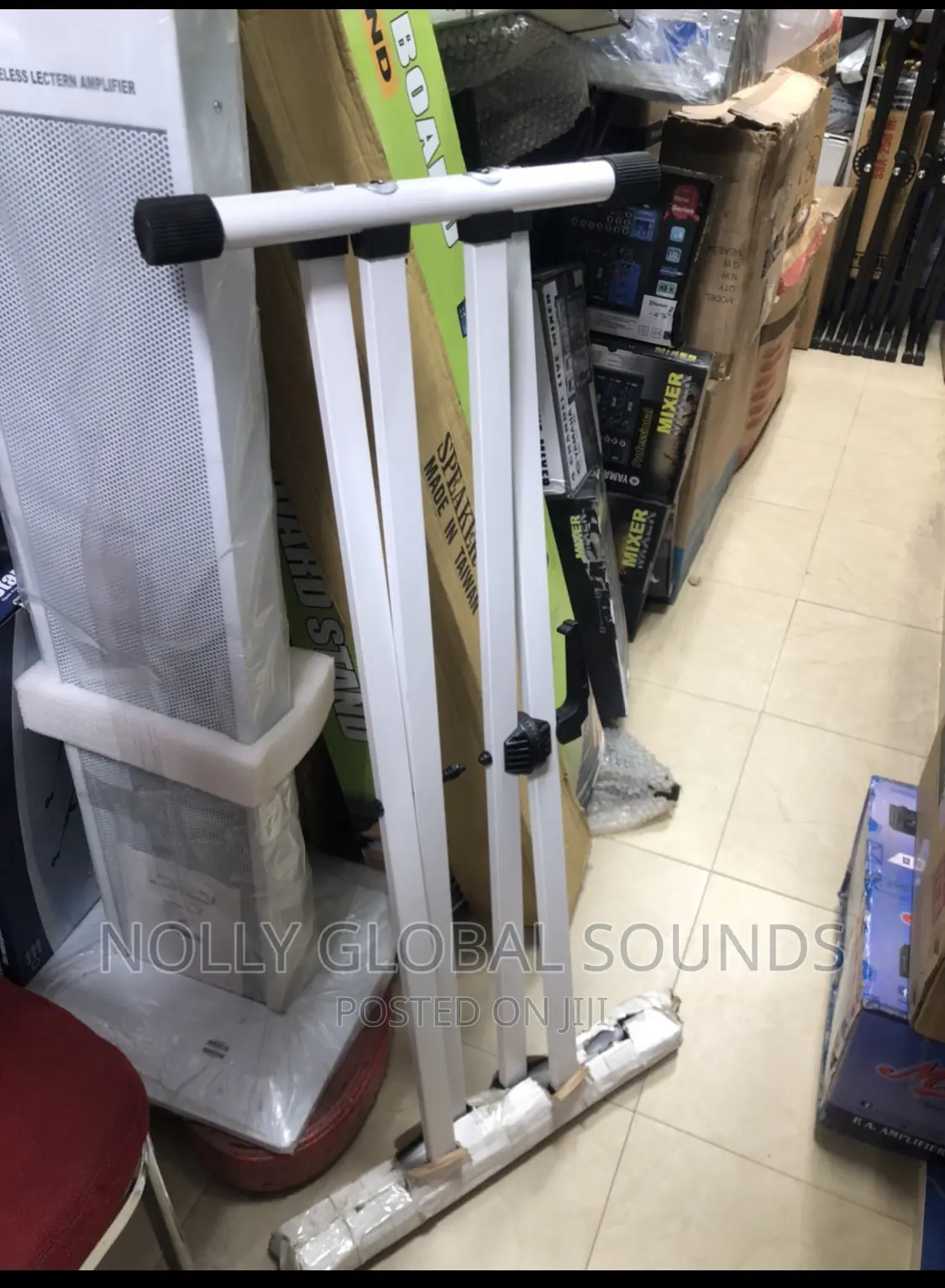 Professional White Keybord Stand (Very Strong Piano Stand)