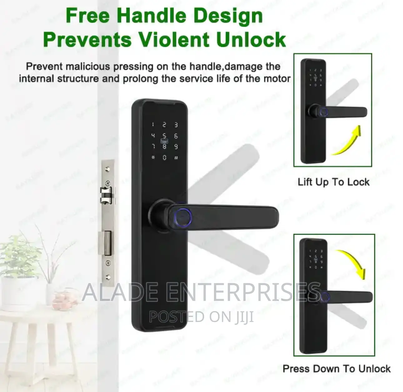 Smart Fingerprint Door Lock With Biometric Fingerprint