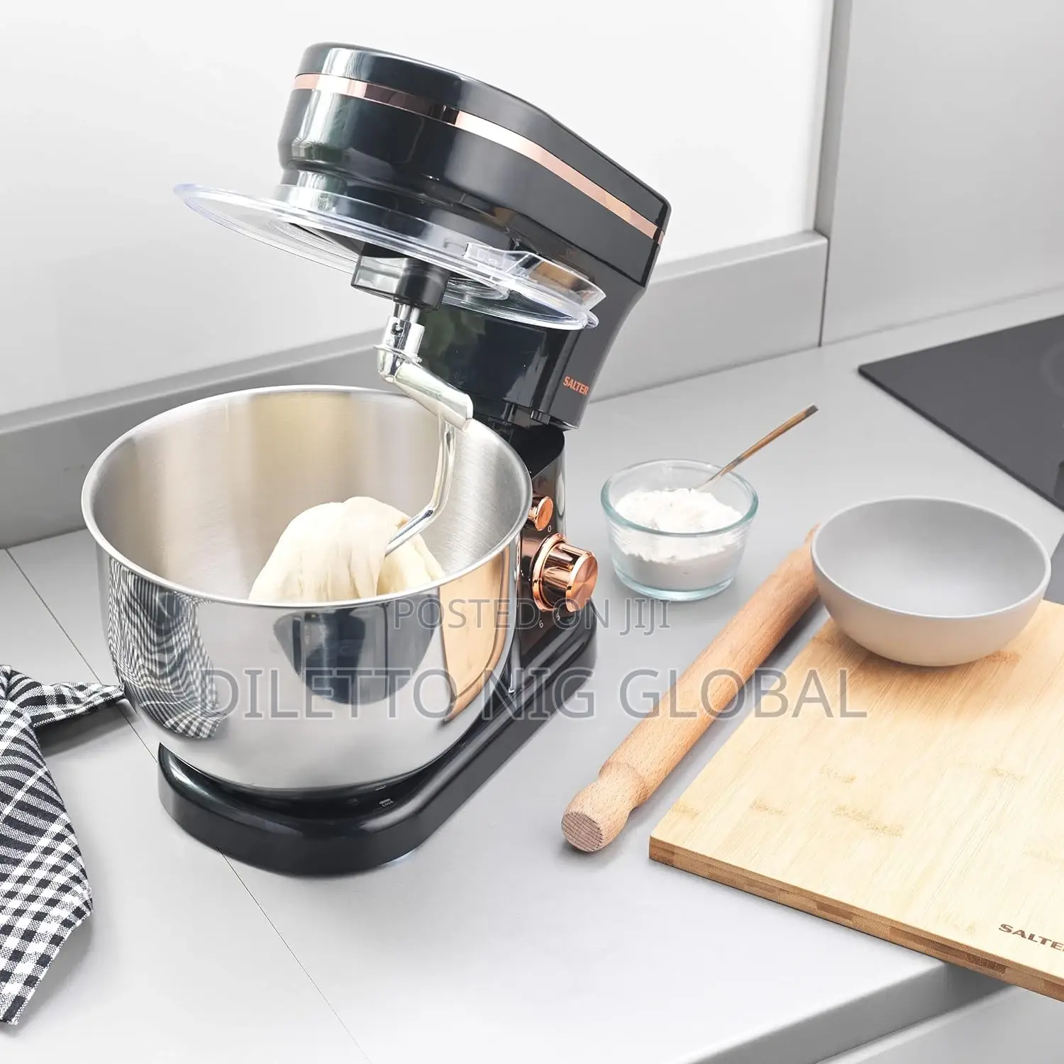 Salter Rose Gold Stand Mixer 1200W