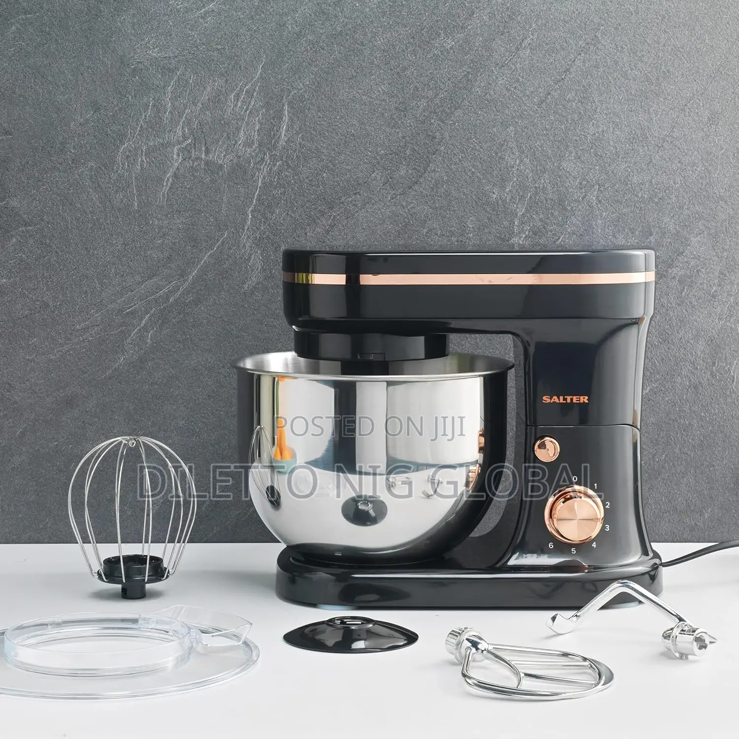 Salter Rose Gold Stand Mixer 1200W