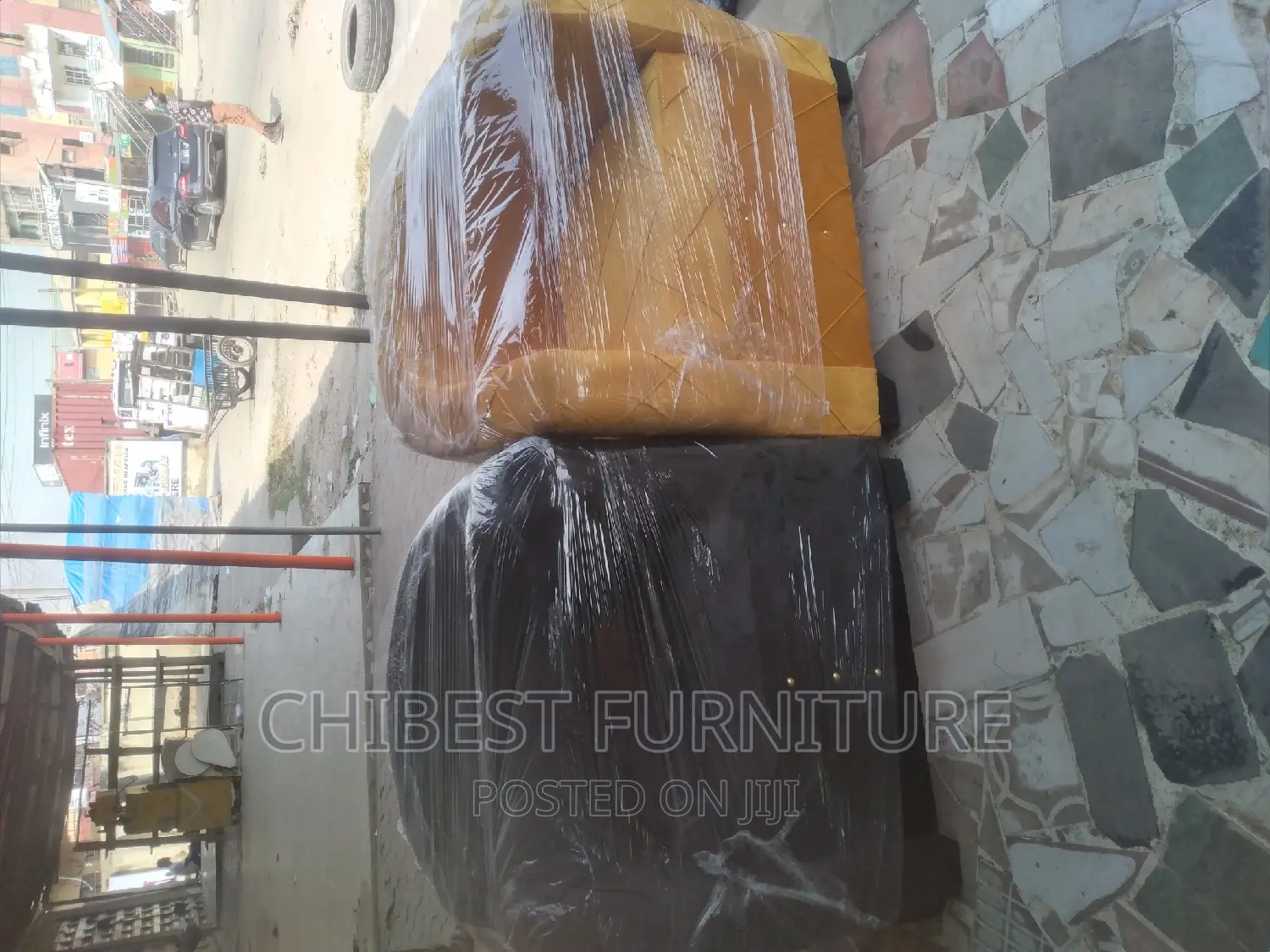 Quality Single Seater Ulphostery Padded Sofa Fabric Chair